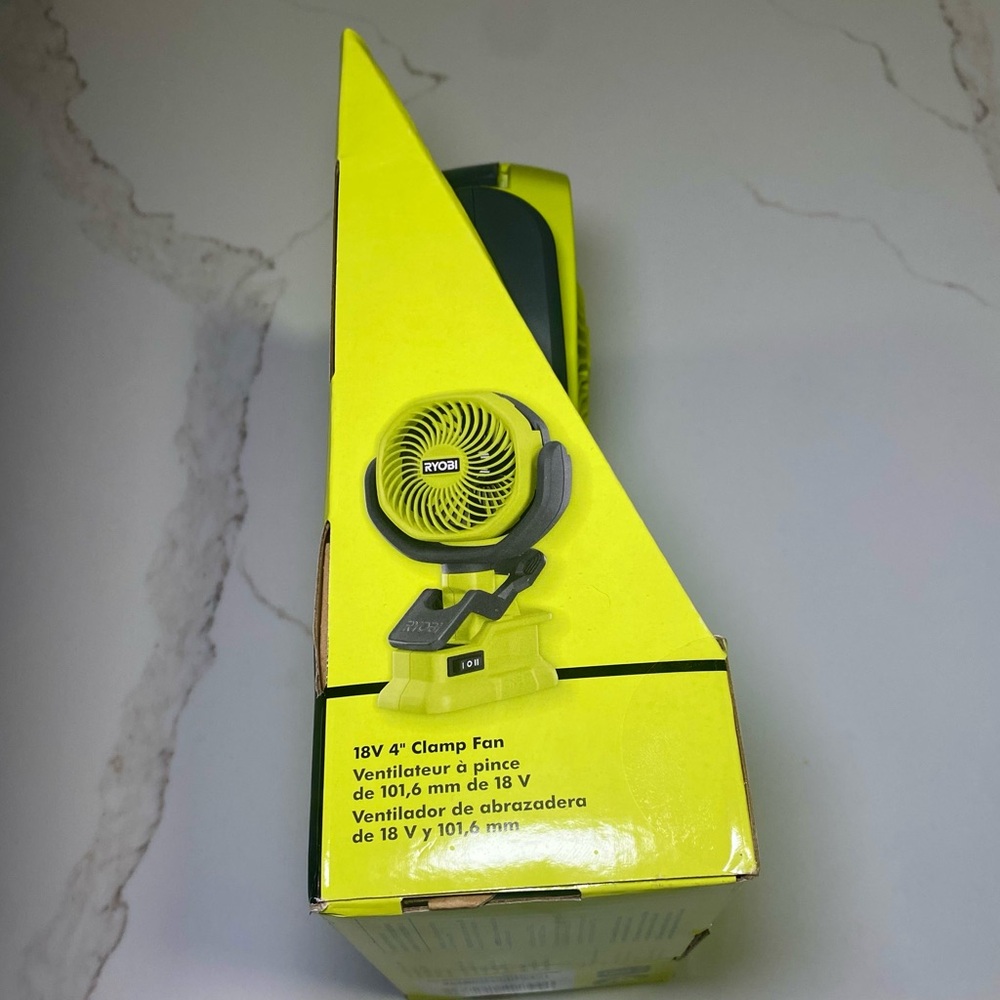 Ryobi ONE+ 18V 4” Clamp Fan – Tool Only (NEW) - Picture 3 of 3